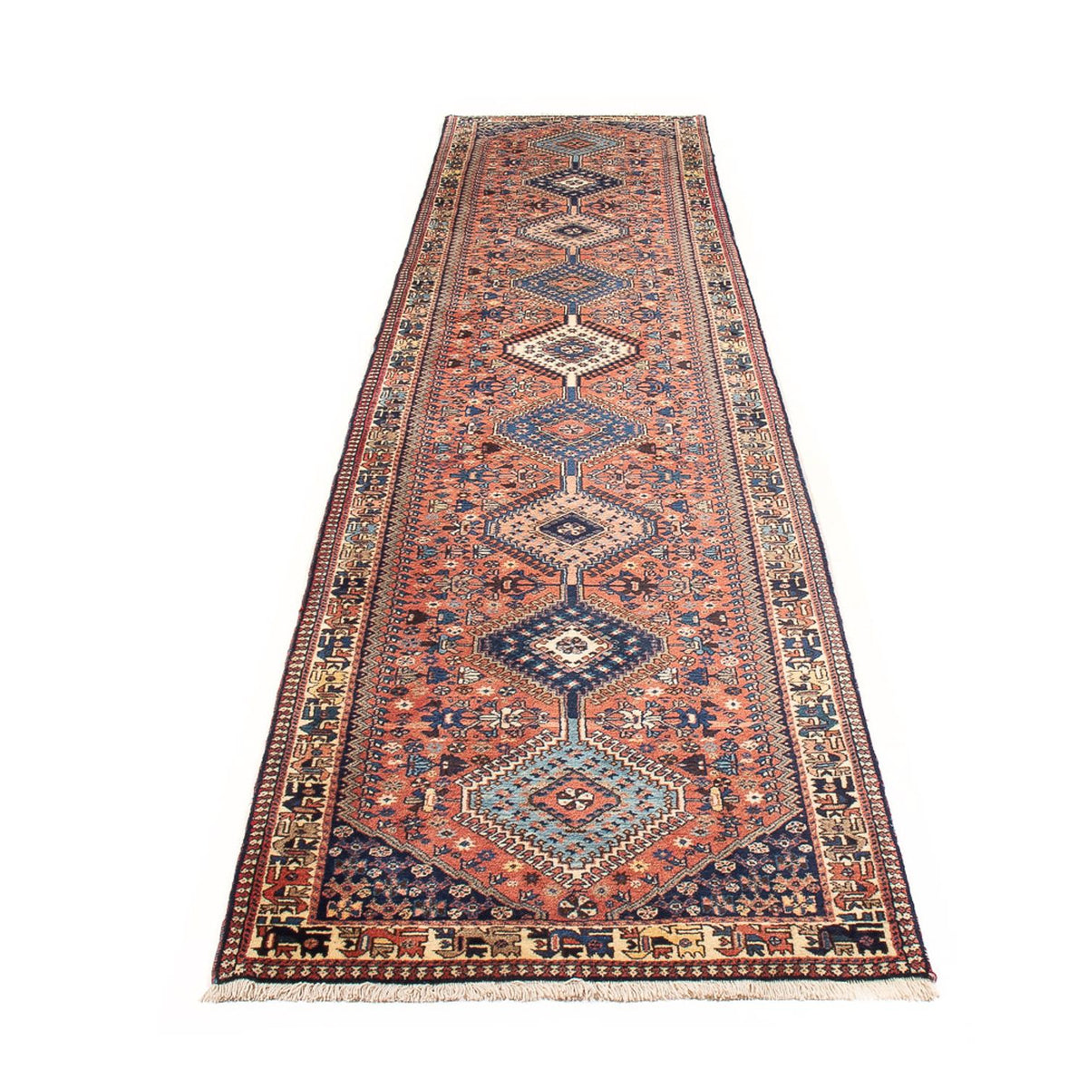 Läufer Perser - Nomadic - 383 x 80 cm - rot