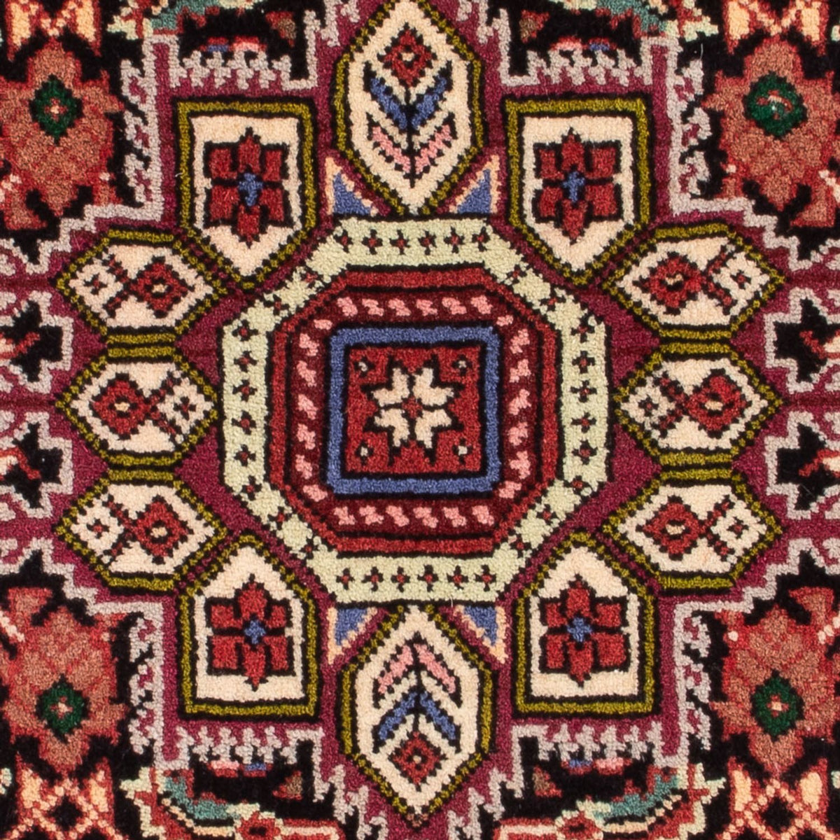 Perski dywan - Nomadyczny - 85 x 46 cm - kremowy