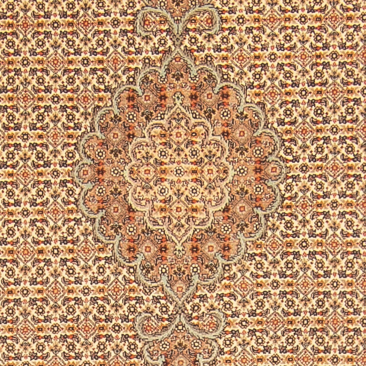 Läufer Perser - Täbriz - Royal - 393 x 80 cm - beige