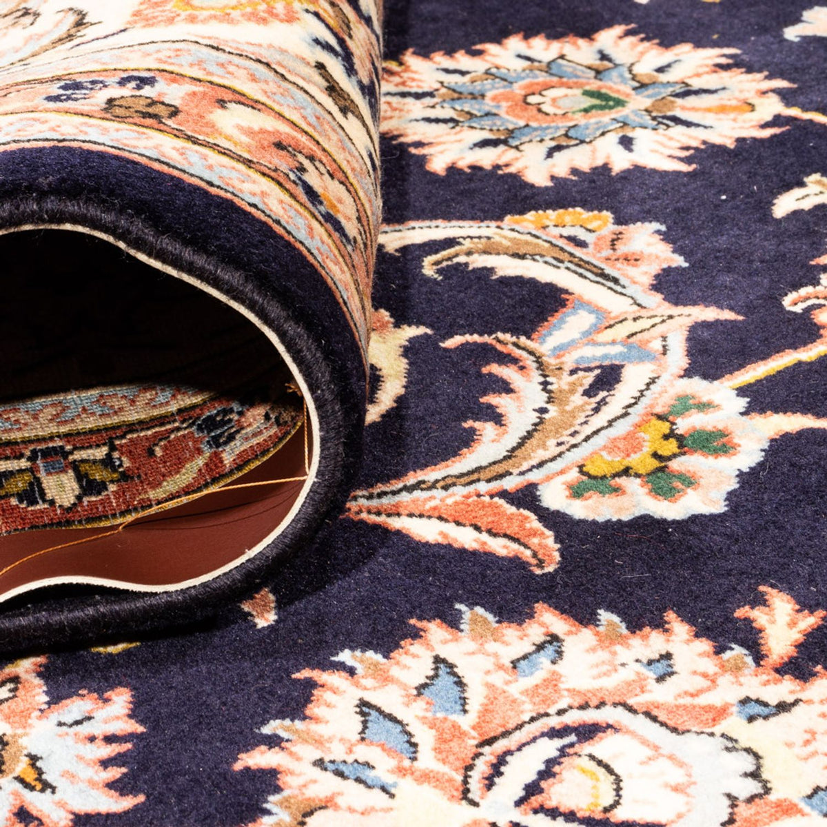 Dywan perski - Klasyczny - 282 x 220 cm - ciemnoniebieski