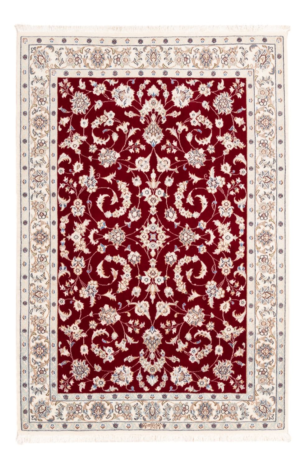Dywan perski - Nain - Premium - 152 x 108 cm - czerwony