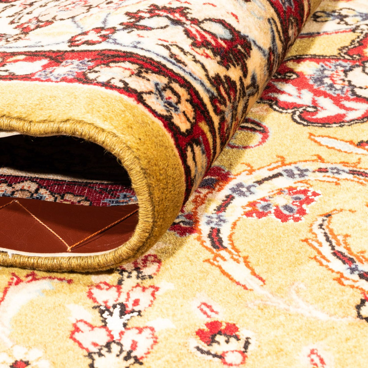 Perserteppich - Ghom - 228 x 162 cm - camel