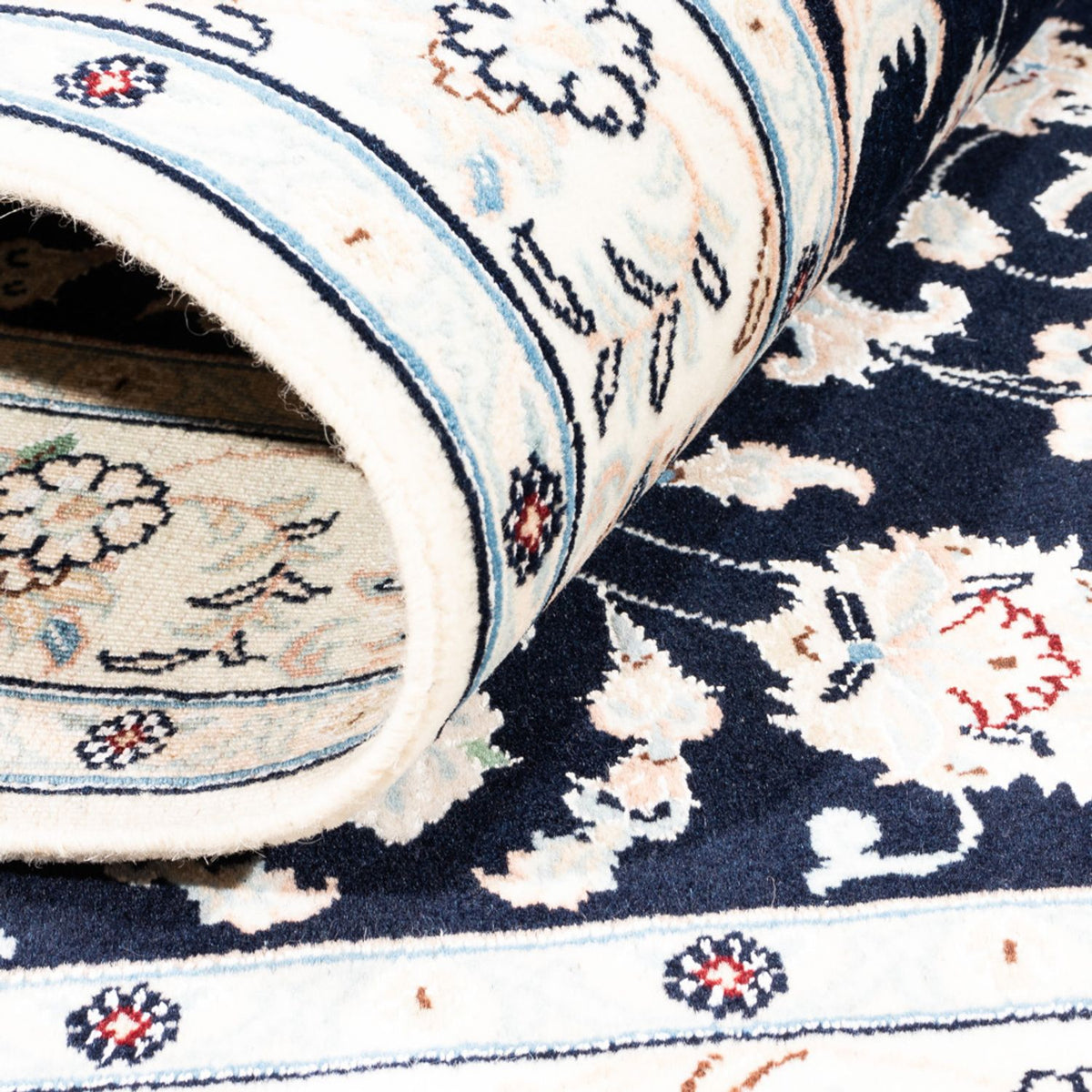 Dywan perski - Nain - Premium - 152 x 107 cm - kremowy