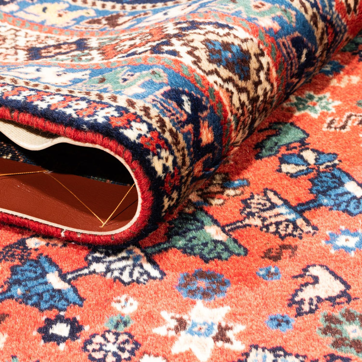 Perski dywan - Nomadyczny - 240 x 153 cm - czerwony