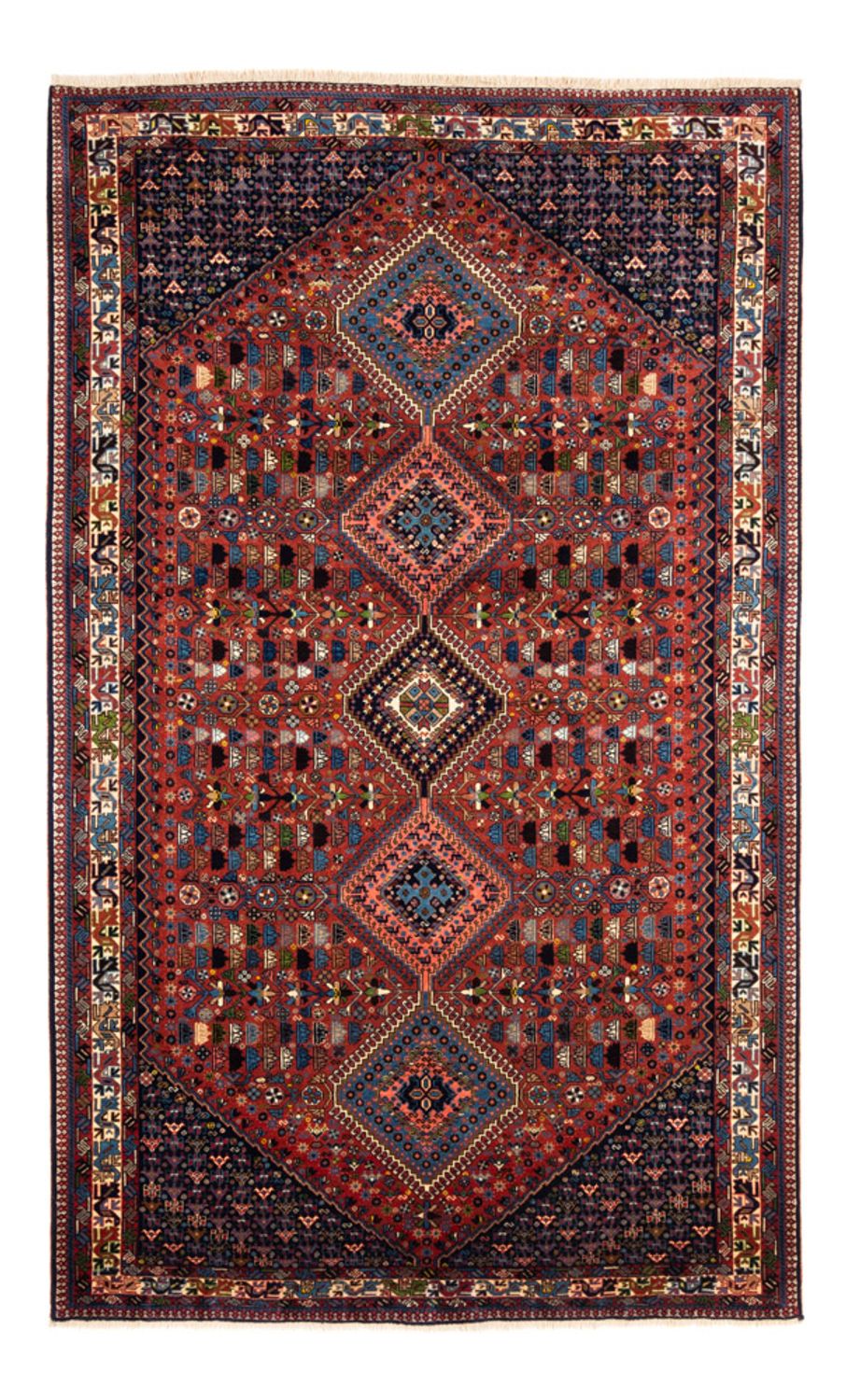 Perserteppich - Nomadic - 270 x 160 cm - rot