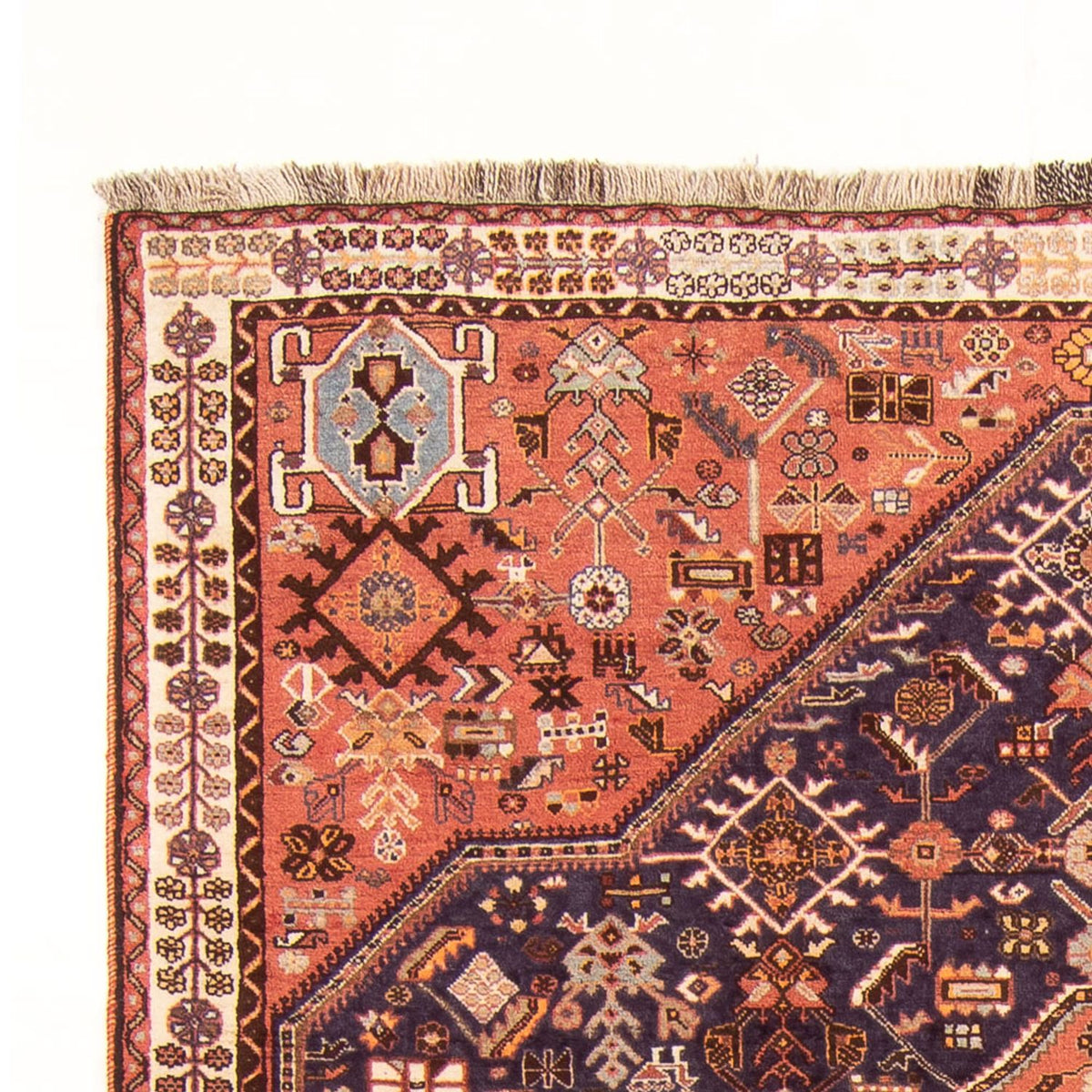 Perski dywan - Nomadyczny - 290 x 180 cm - ciemnoniebieski