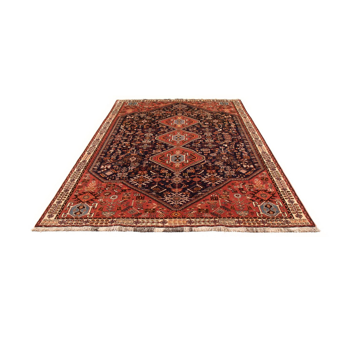 Perski dywan - Nomadyczny - 290 x 180 cm - ciemnoniebieski