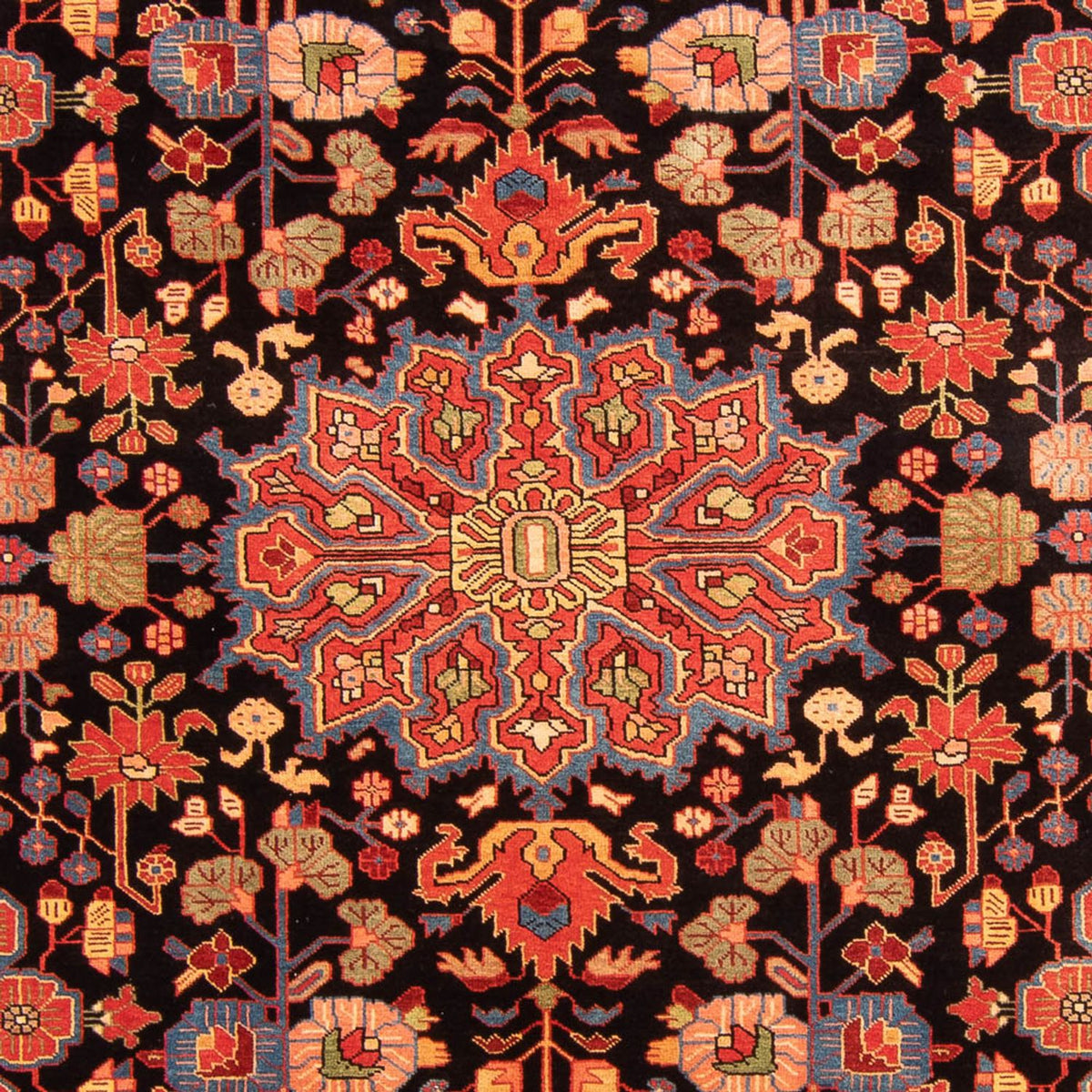 Perserteppich - Nomadic - 278 x 195 cm - dunkelblau