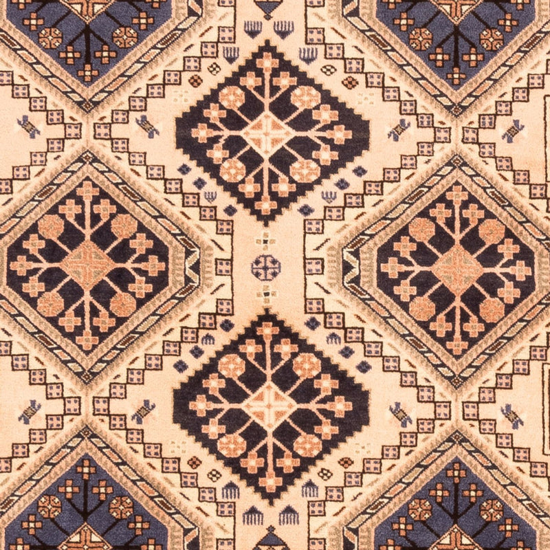 Perski dywan - Nomadyczny - 251 x 194 cm - jasny beż