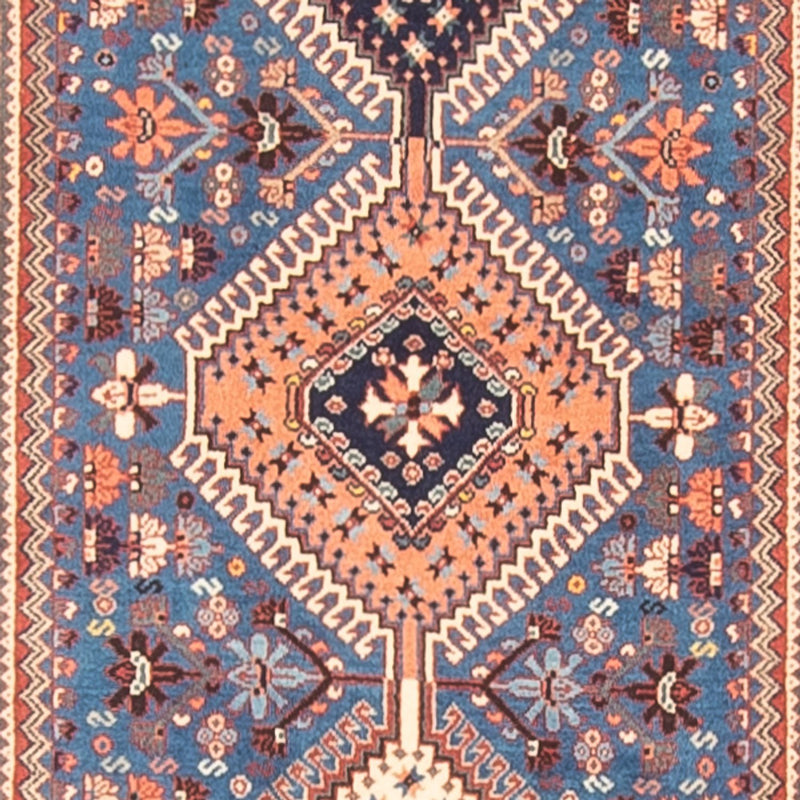 Läufer Perser - Nomadic - 392 x 82 cm - blau