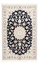 Dywan perski - Nain - Premium - 154 x 104 cm - ciemnoniebieski