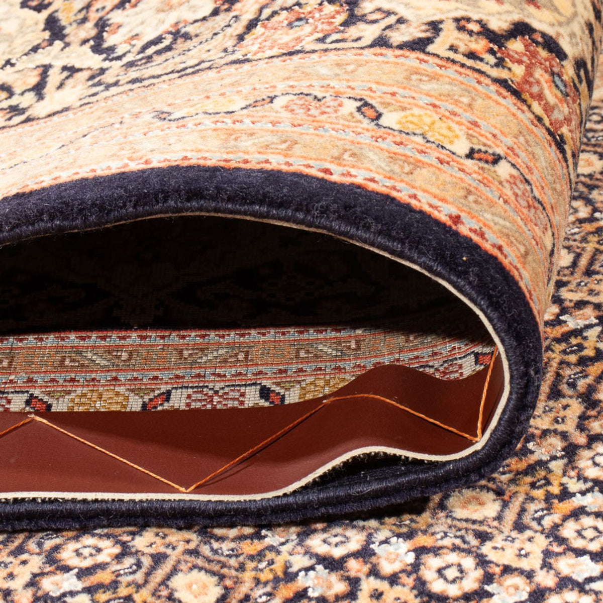 Perserteppich - Täbriz - Royal - 300 x 202 cm - dunkelblau