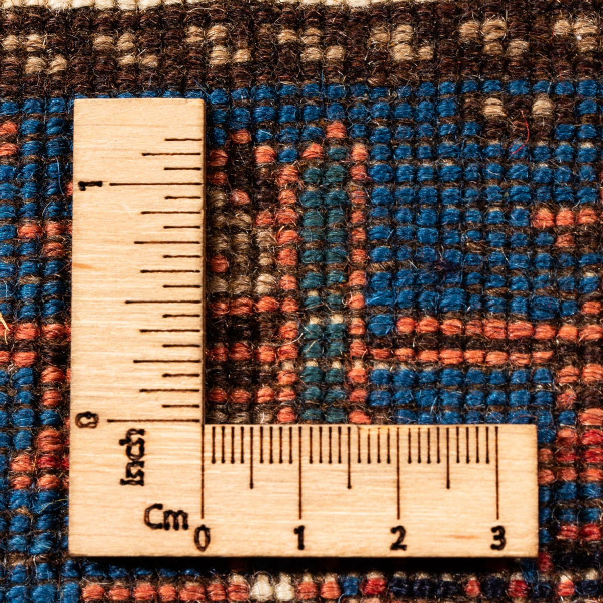 Perski dywan - Nomadyczny - 238 x 200 cm - ciemna czerwień