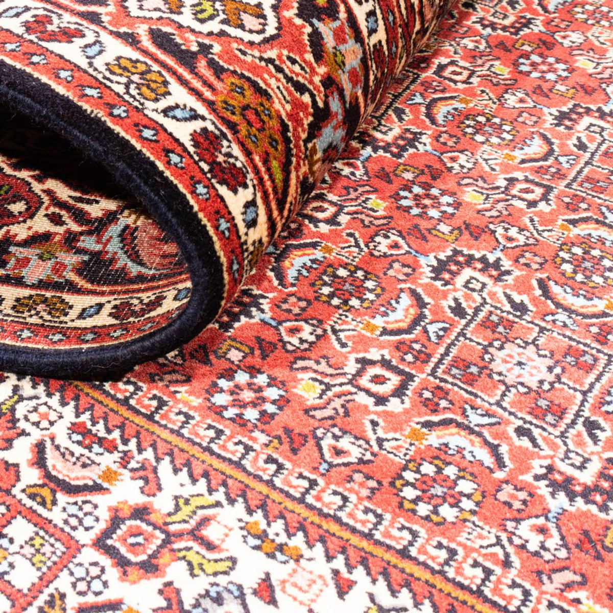 Perski dywan - Bijar - Royal - 247 x 172 cm - czerwony