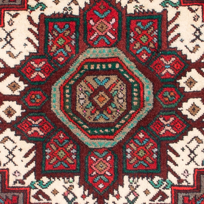 Perski dywan - Nomadyczny - 95 x 58 cm - kremowy