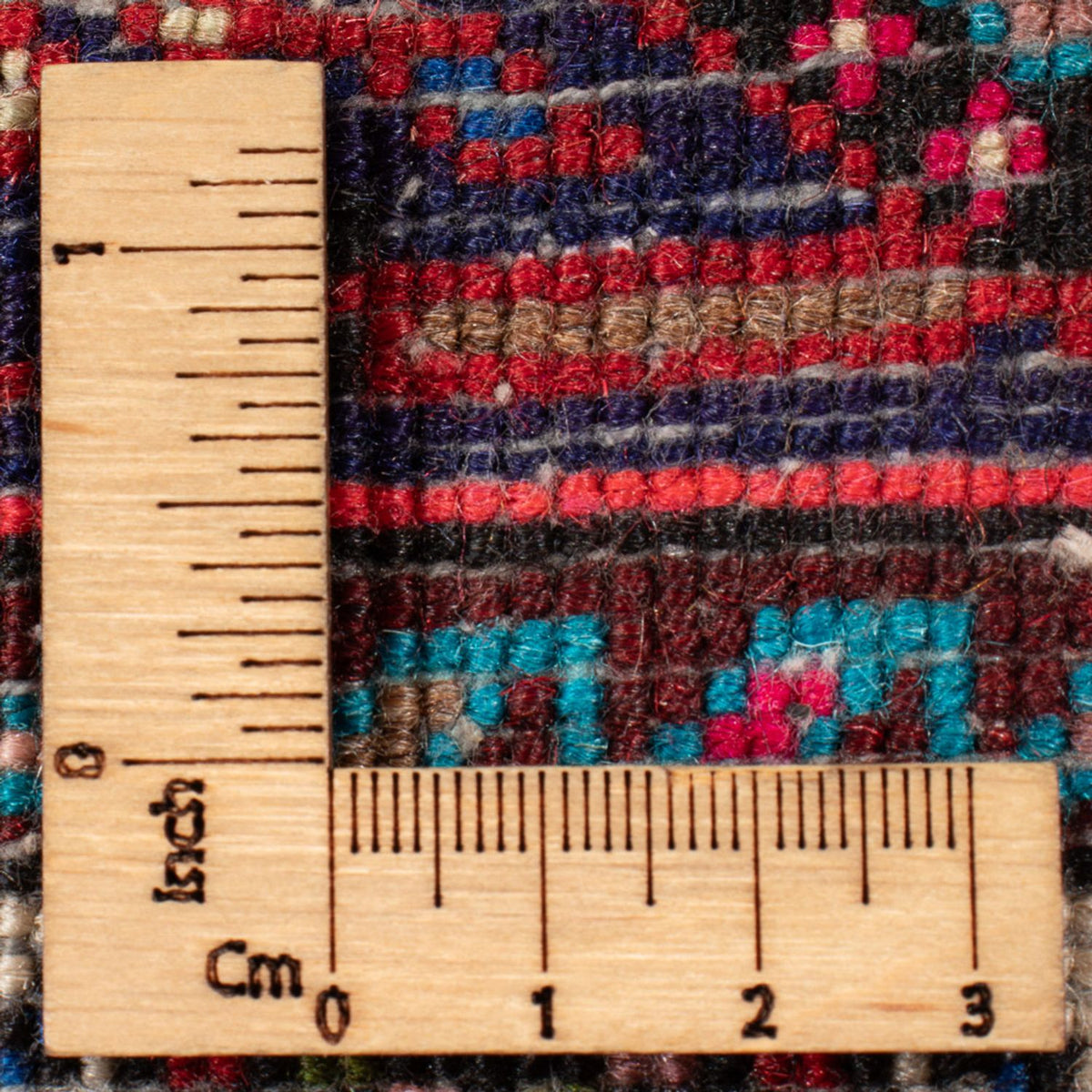 Perski dywan - Nomadyczny - 74 x 53 cm - czerwony