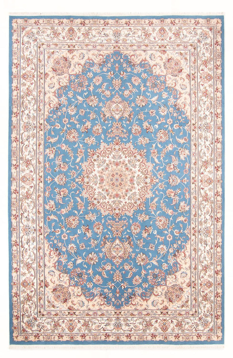 Perserteppich - Täbriz - Royal - 298 x 197 cm - hellblau