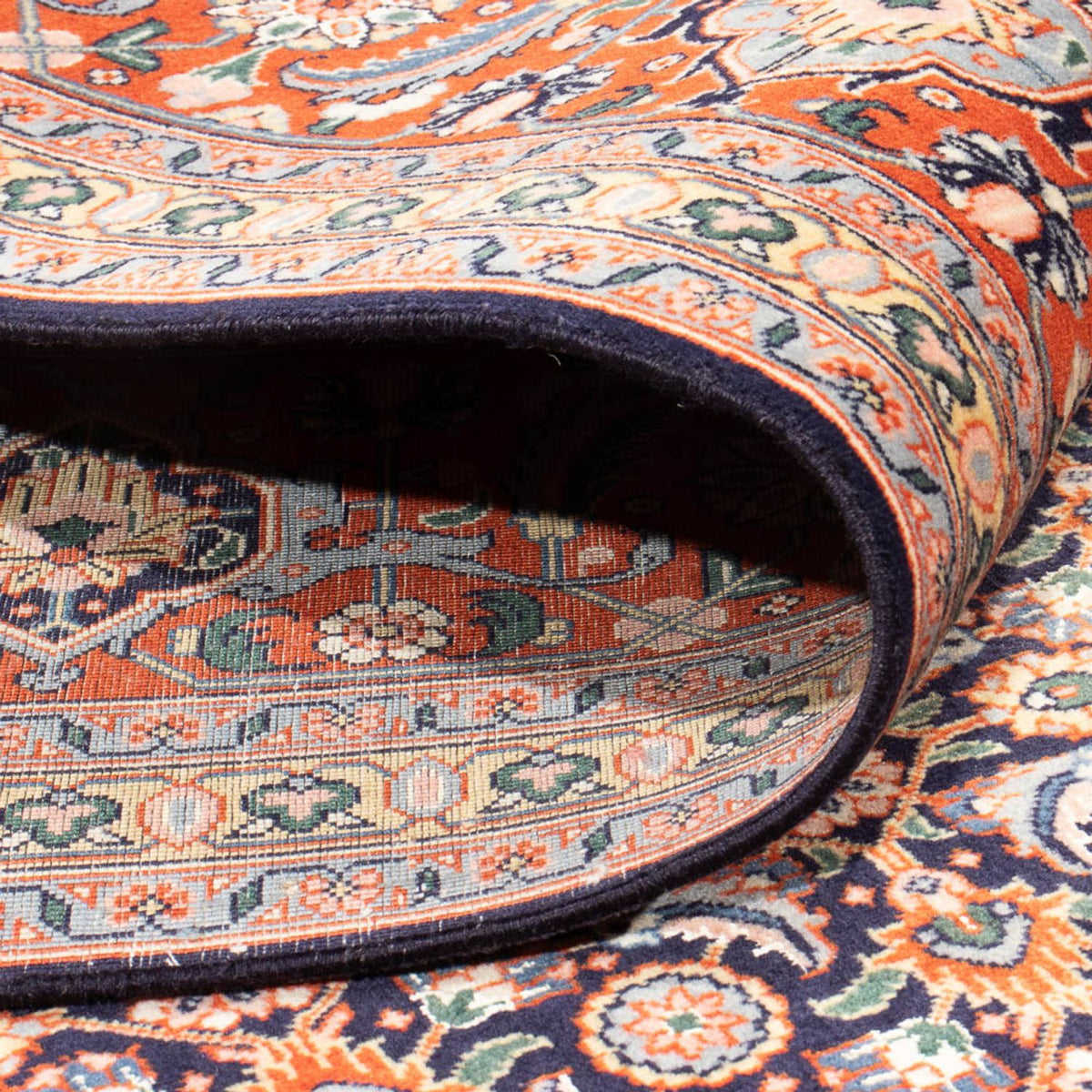 Perserteppich - Täbriz - Royal - 307 x 204 cm - dunkelblau