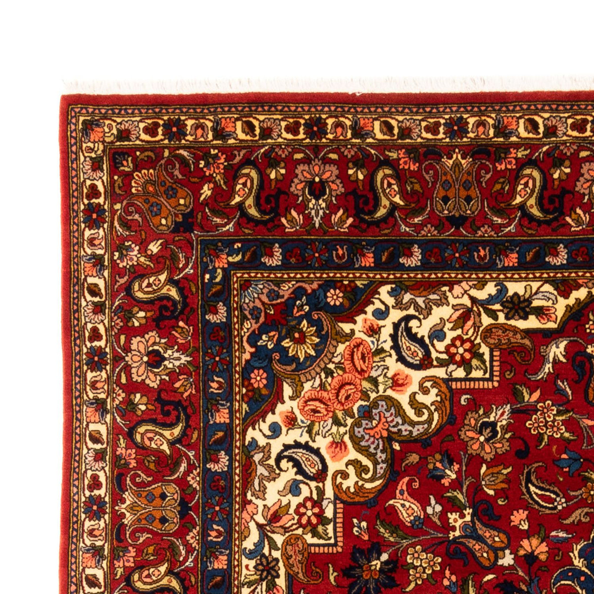 Perski dywan - Bijar - Royal - 296 x 204 cm - ciemnoniebieski