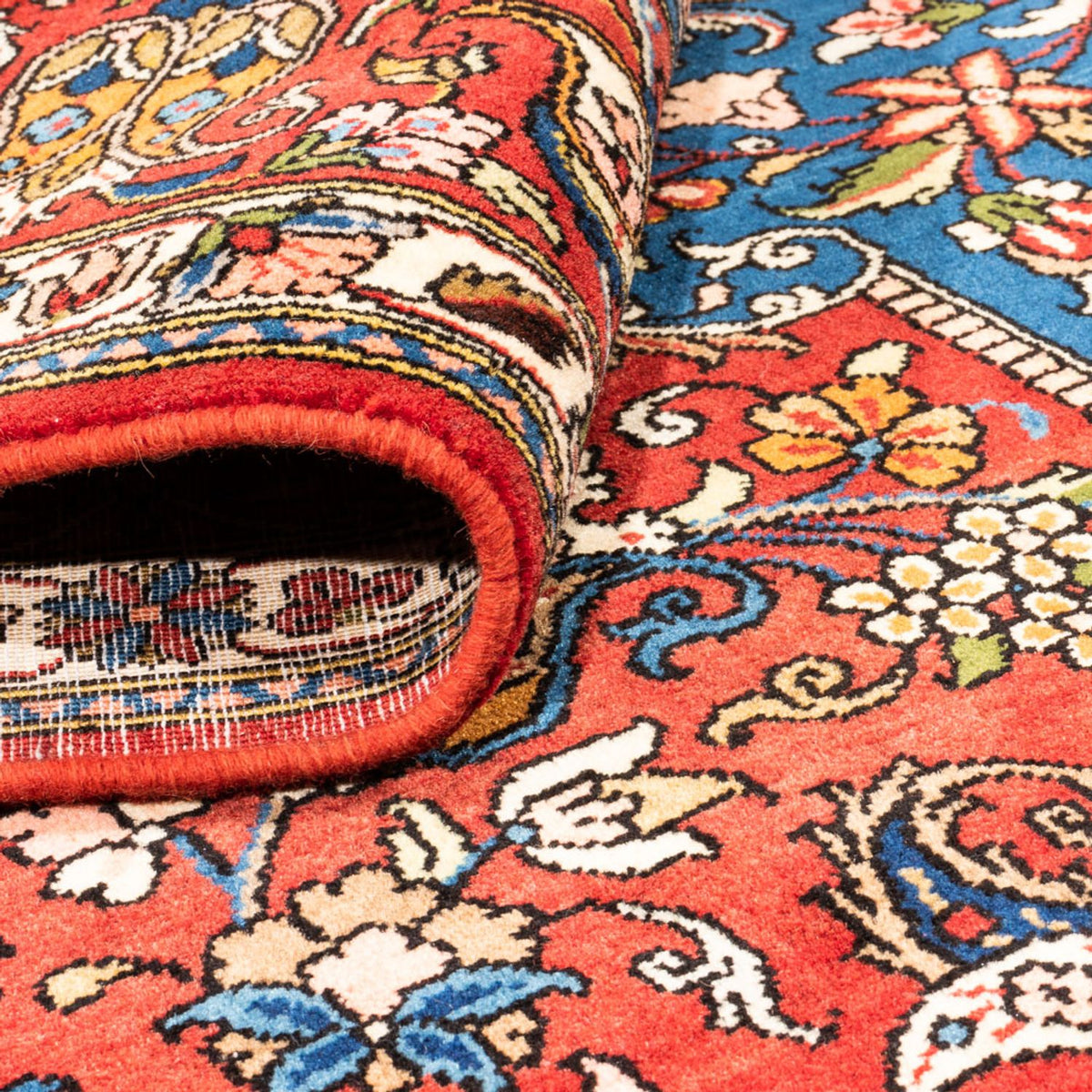 Perski dywan - Bijar - Royal - 296 x 204 cm - ciemnoniebieski