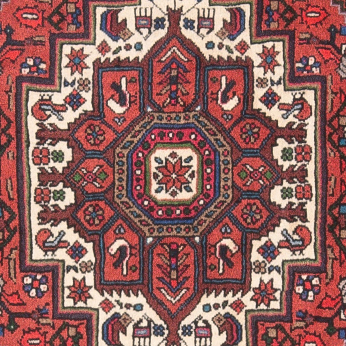 Perski dywan - Nomadyczny - 120 x 75 cm - rdza