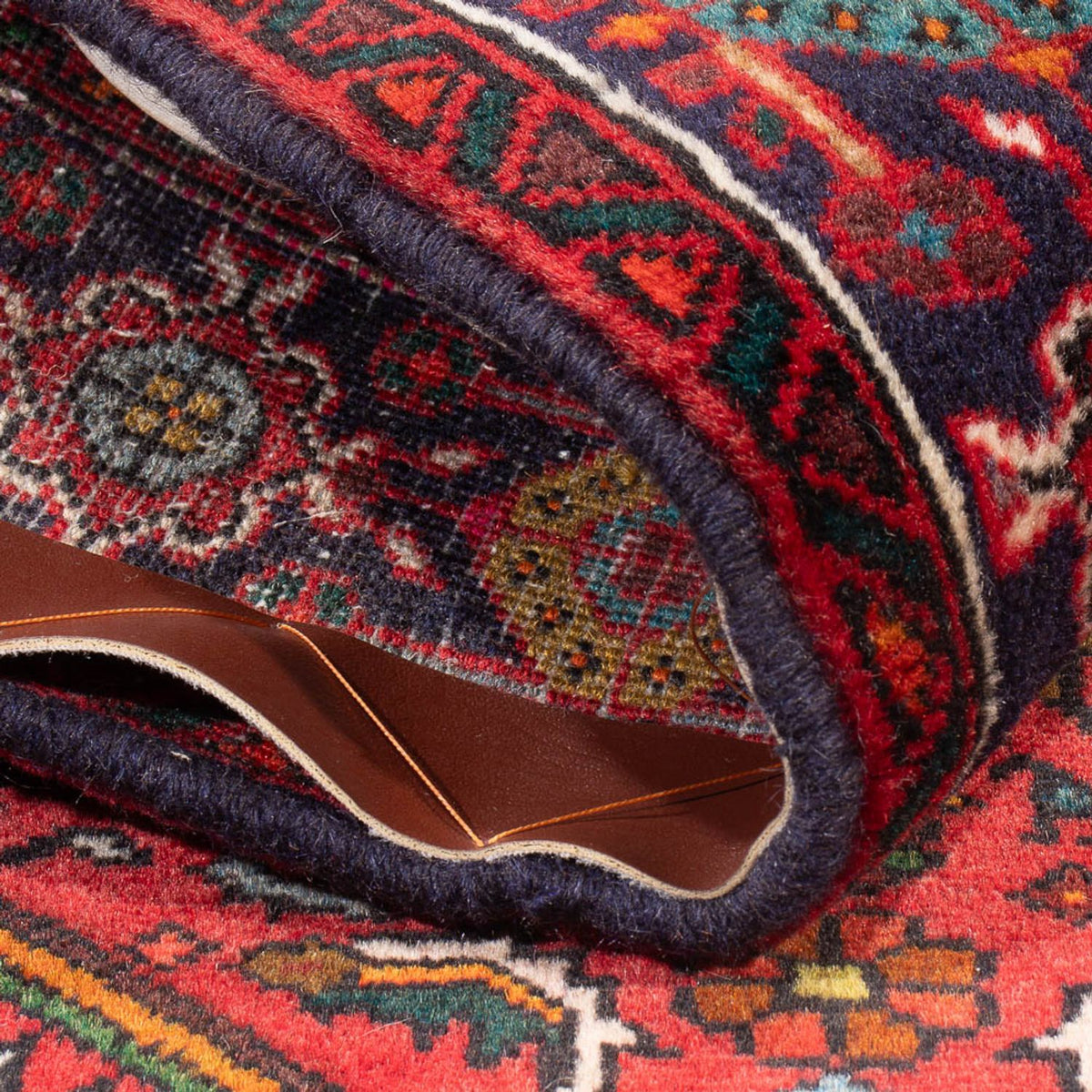 Perski dywan - Nomadyczny - 124 x 82 cm - czerwony