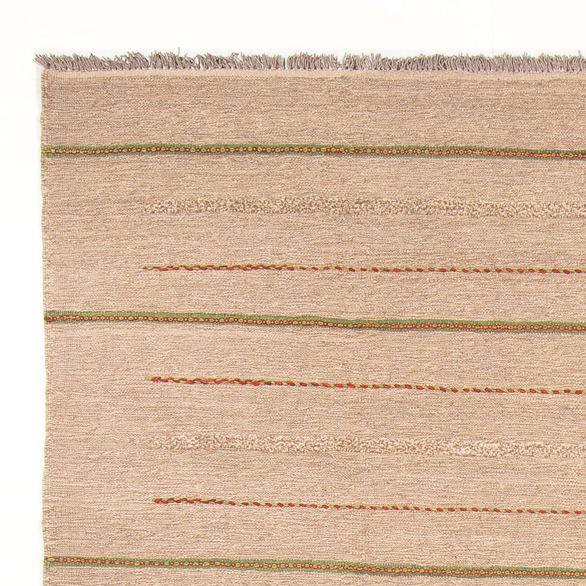 Kelim Teppich - Trendy - 289 x 191 cm - hellbeige