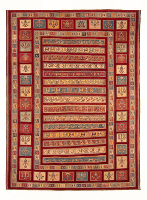 Dywan Kelim - Orientalny - Royal - 297 x 211 cm - wielokolorowy