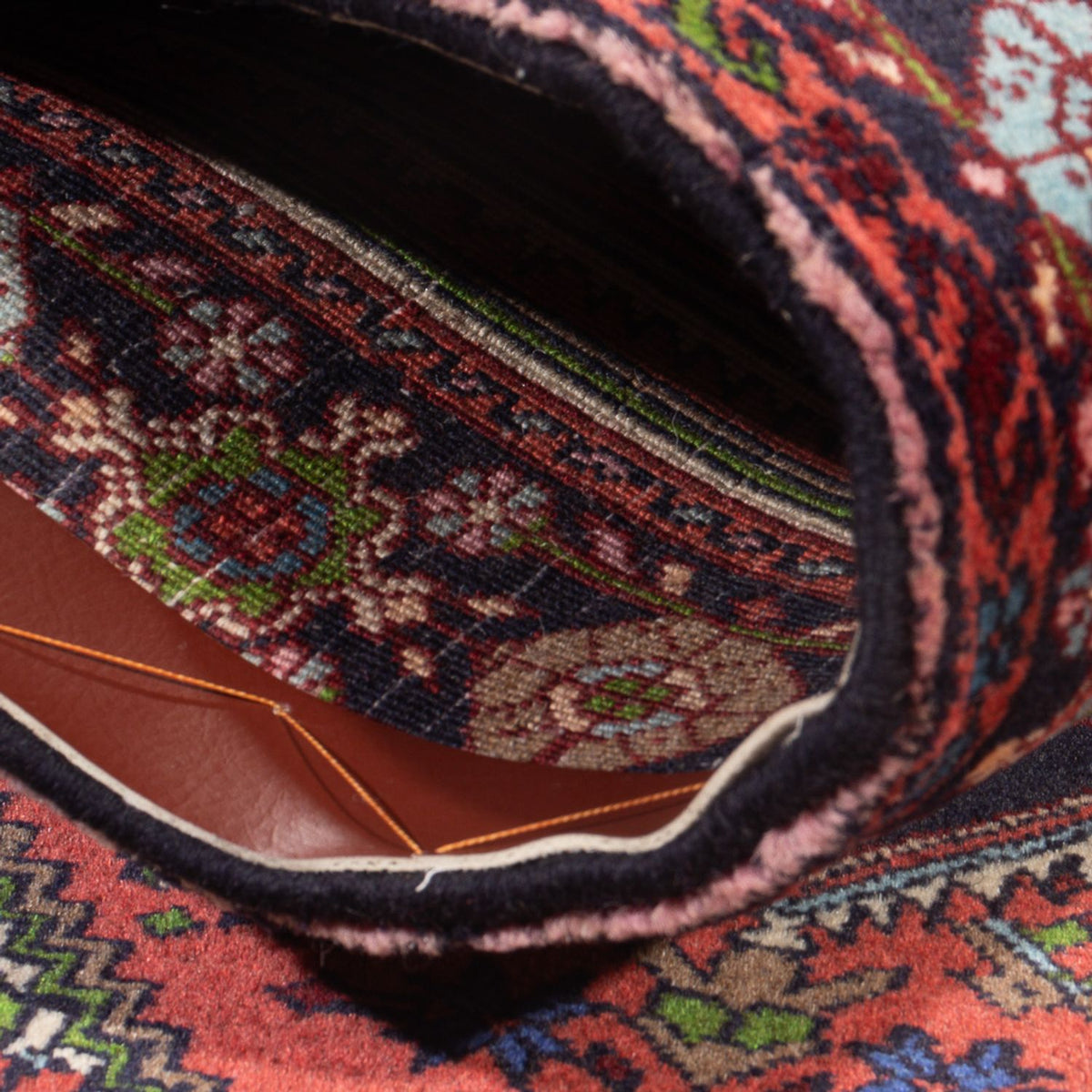 Perski dywan - Nomadyczny - 132 x 76 cm - kremowy