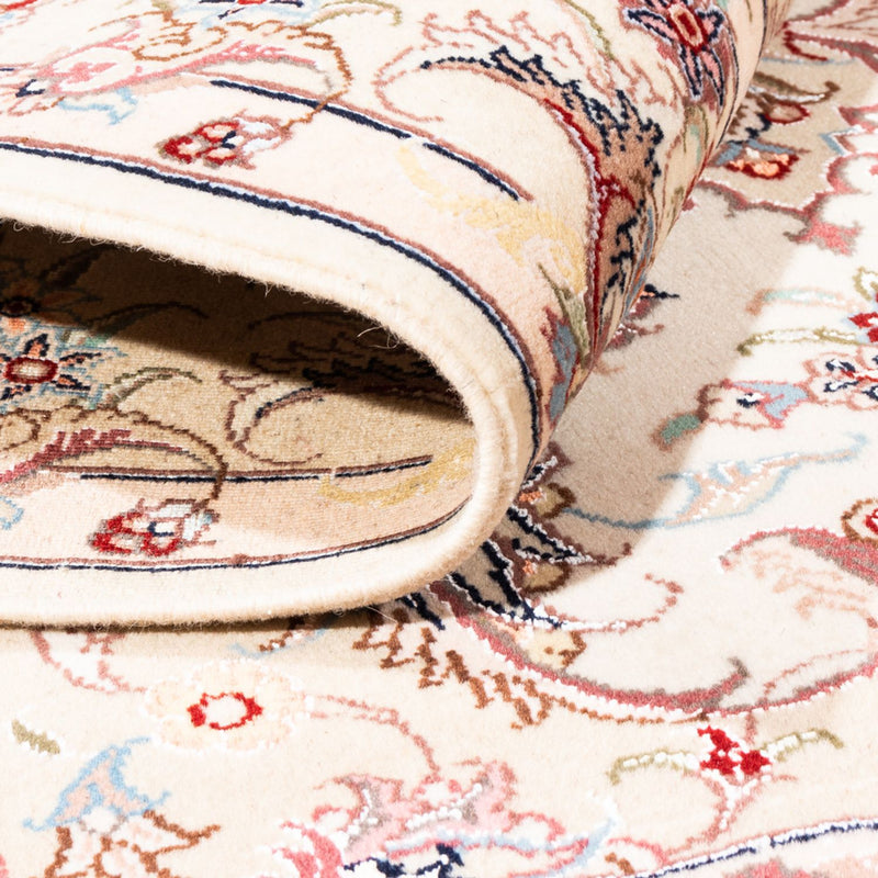 Dywan perski - Tabriz - 196 x 151 cm - kremowy