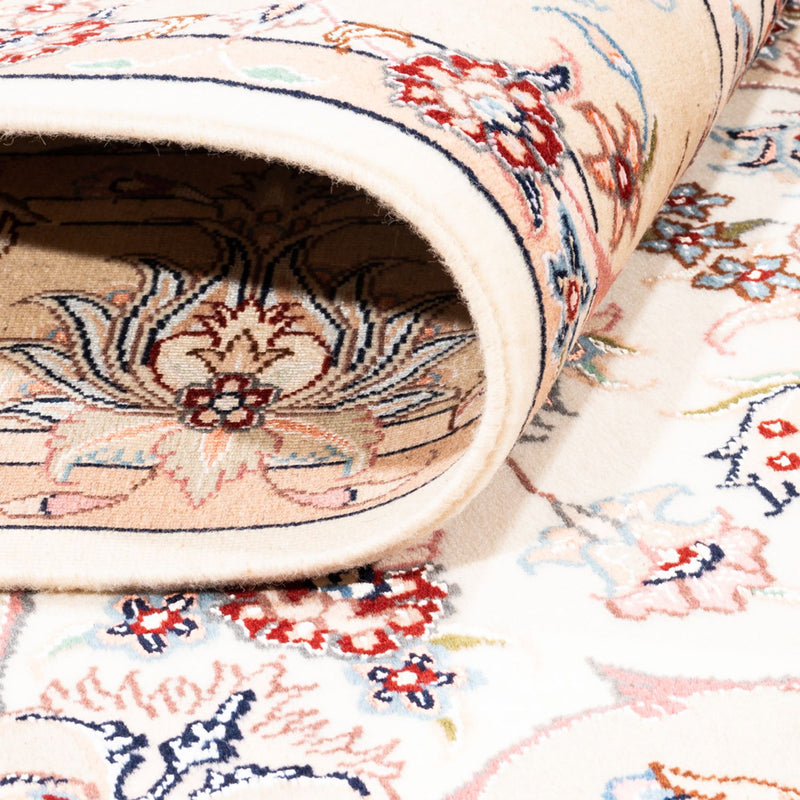 Dywan perski - Tabriz - 197 x 149 cm - kremowy