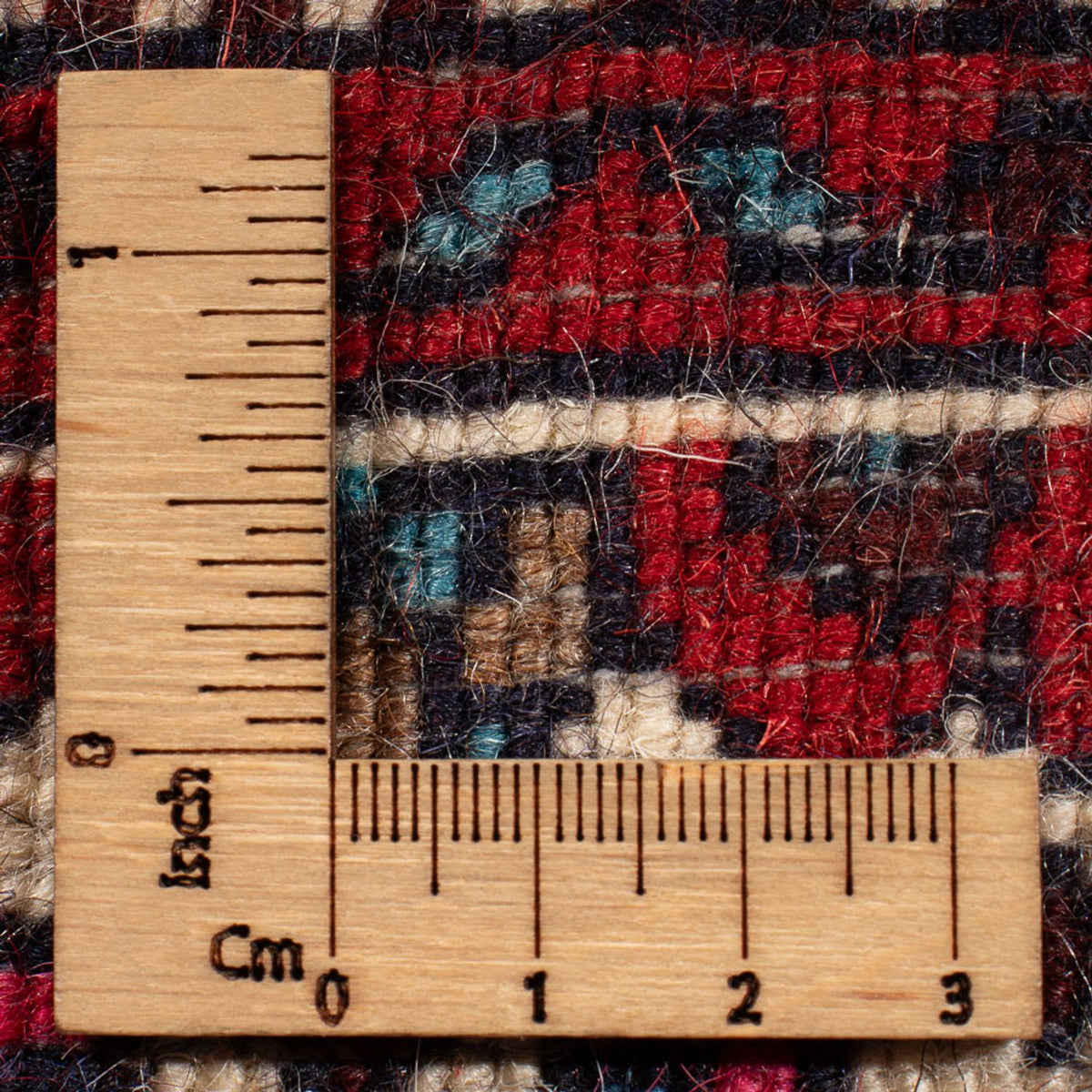 Perski dywan - Nomadyczny - 91 x 61 cm - czerwony