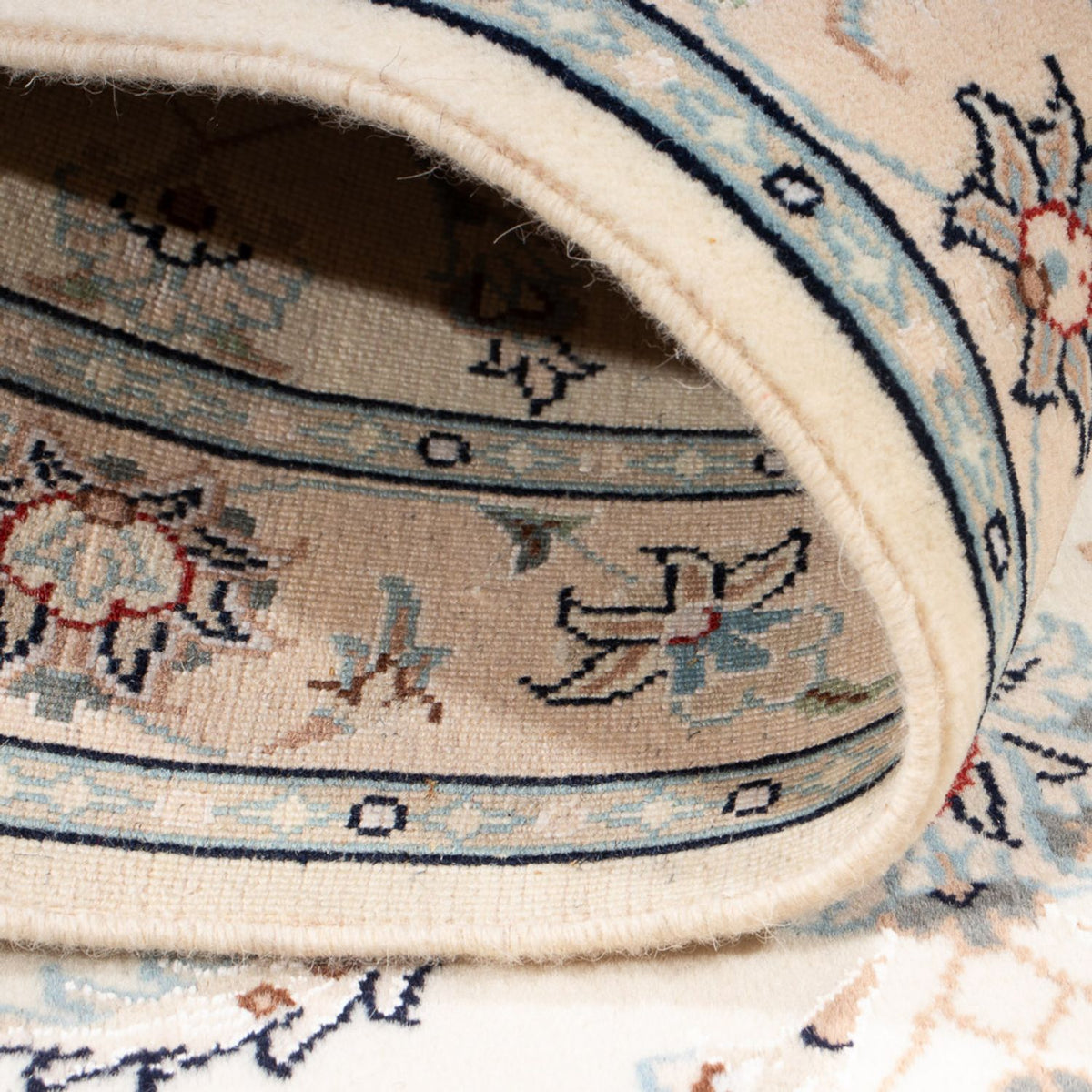 Dywan perski - Nain - Premium - 118 x 80 cm - kremowy