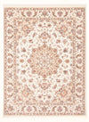 Tabriz - 50 Raj Dywan 148x203cm - Dywan perski - Prostokątny / Kremowy / 148 x 203 cm Prostokątny