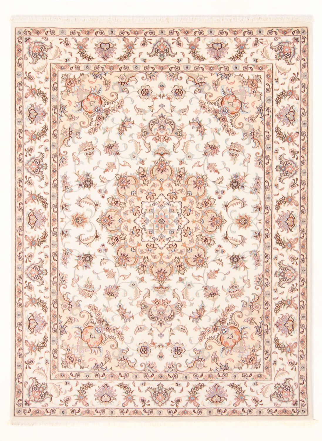 Perserteppich - Täbriz - Royal - 203 x 148 cm - creme