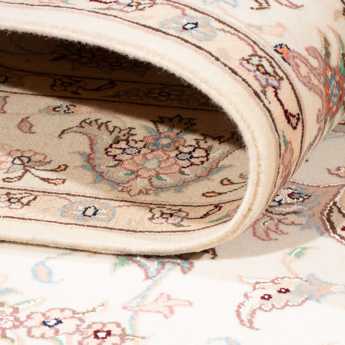 Perserteppich - Täbriz - Royal - 203 x 148 cm - creme