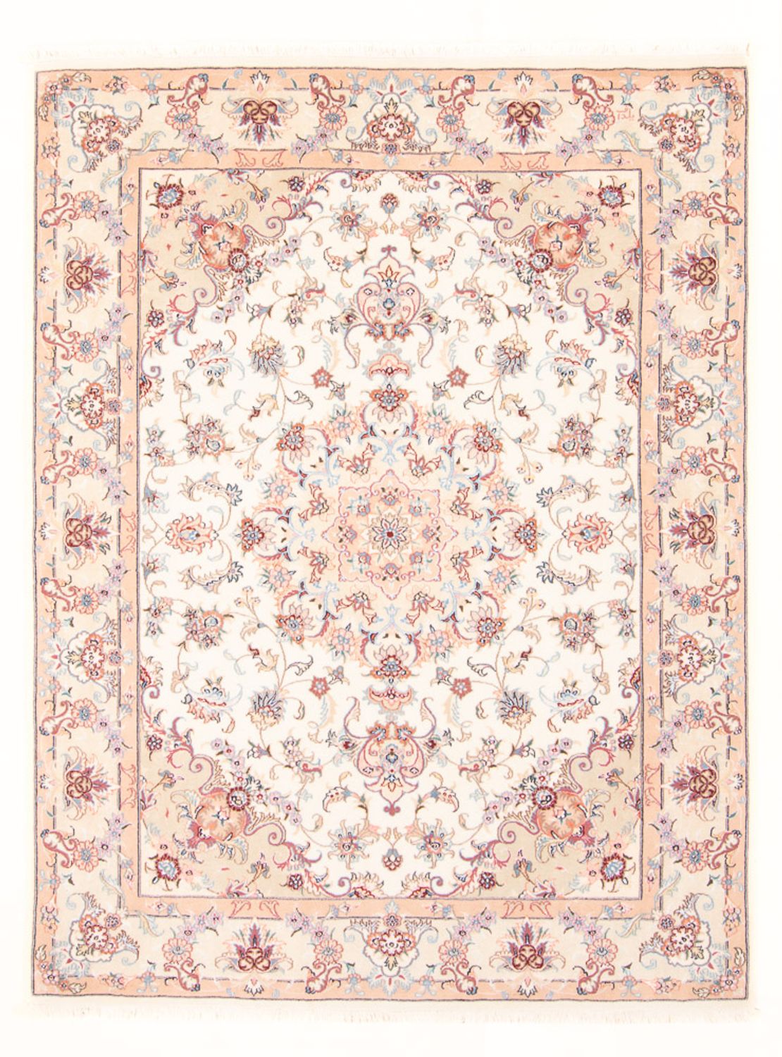 Perserteppich - Täbriz - Royal - 200 x 147 cm - creme