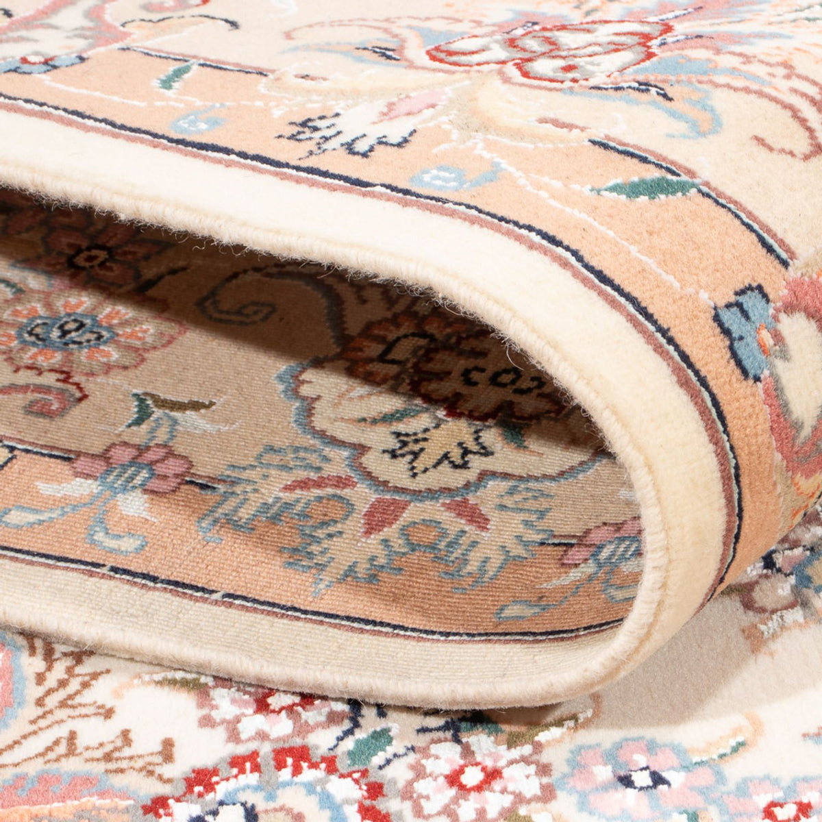 Perserteppich - Täbriz - Royal - 195 x 147 cm - creme