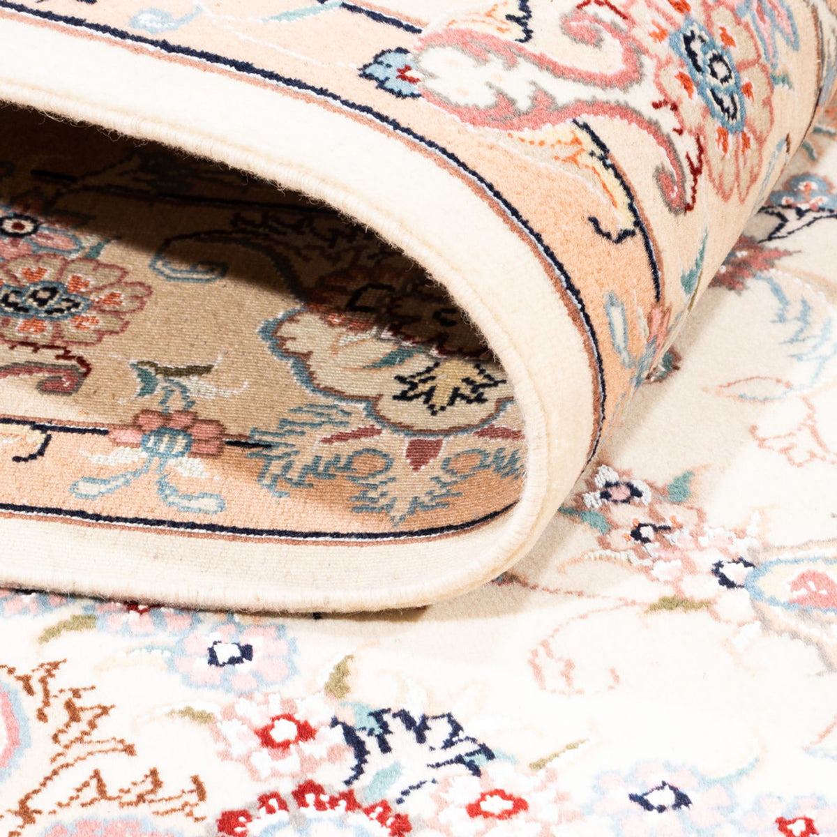 Dywan perski - Tabriz - 202 x 150 cm - kremowy