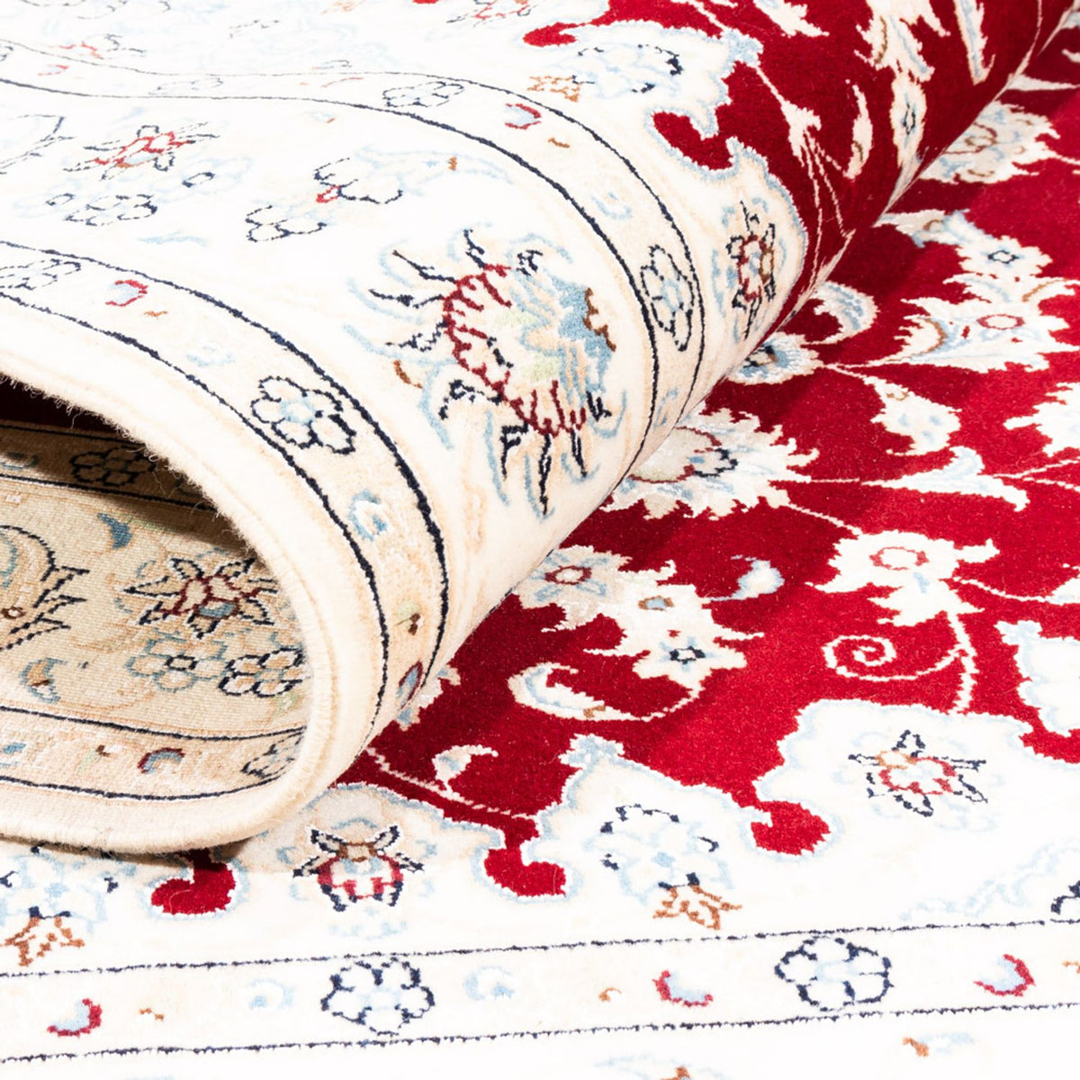 Dywan perski - Nain - Premium - 176 x 119 cm - czerwony