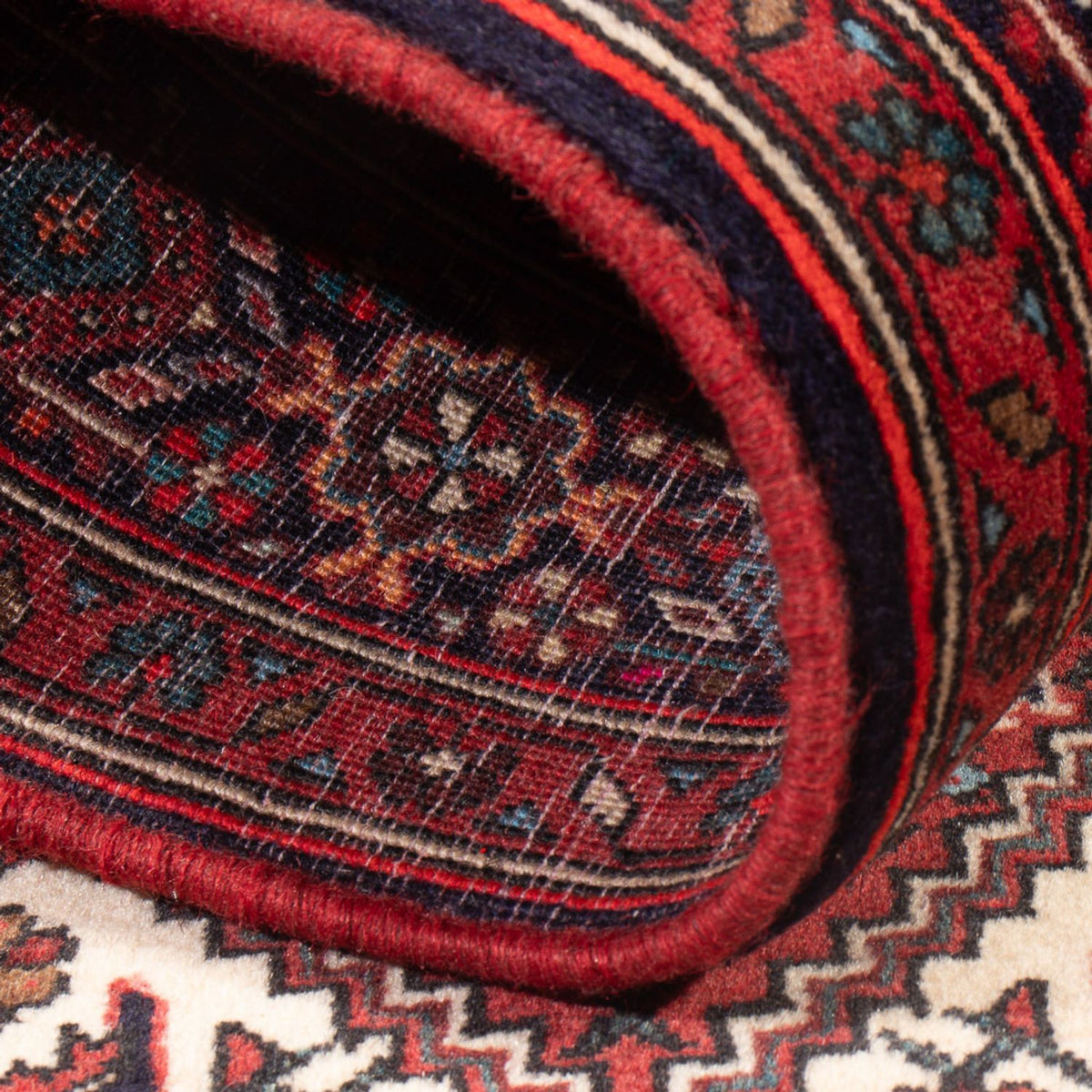 Perski dywan - Nomadyczny - 119 x 80 cm - kremowy