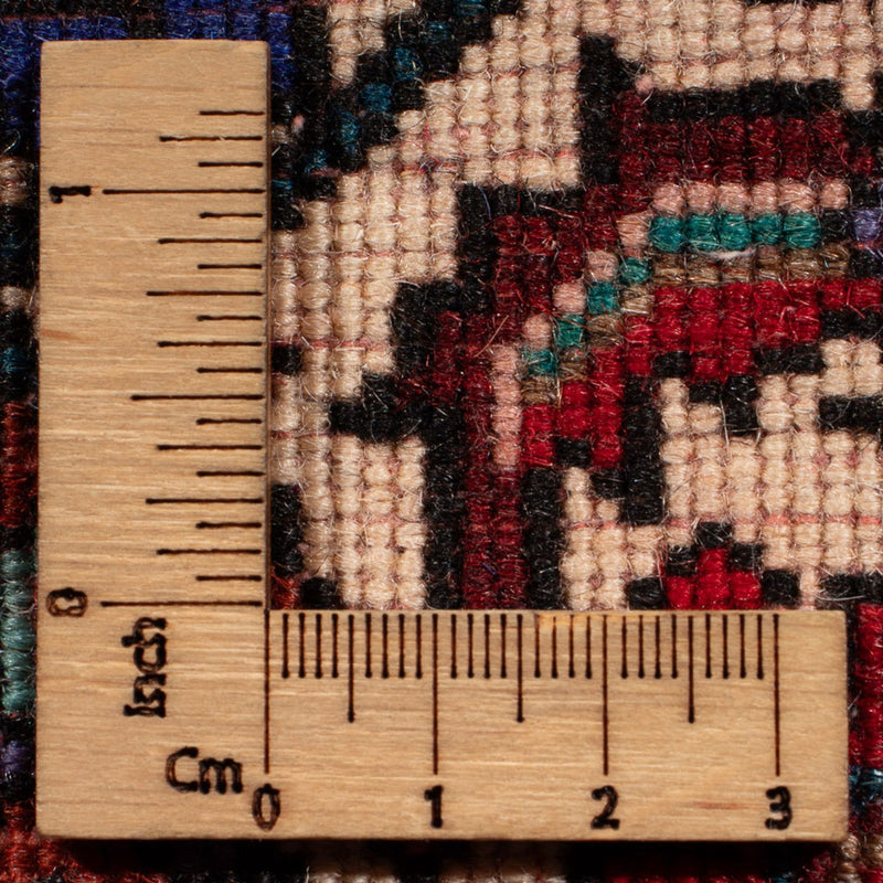 Perski dywan - Nomadyczny - 80 x 51 cm - czerwony