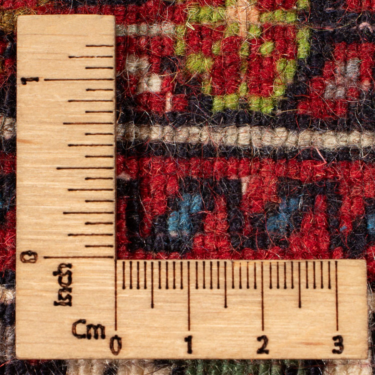 Perski dywan - Nomadyczny - 102 x 60 cm - kremowy