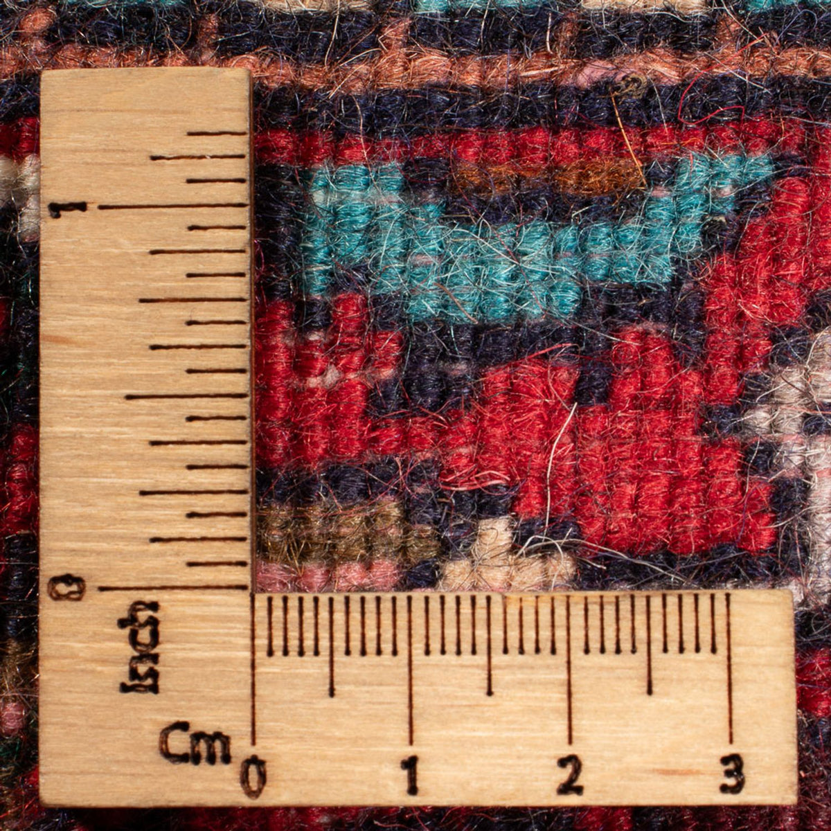 Perski dywan - Nomadyczny - 90 x 60 cm - czerwony