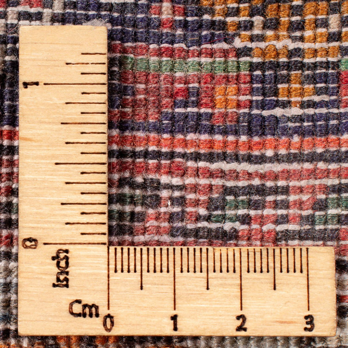 Perski dywan - Nomadyczny - 73 x 51 cm - kremowy