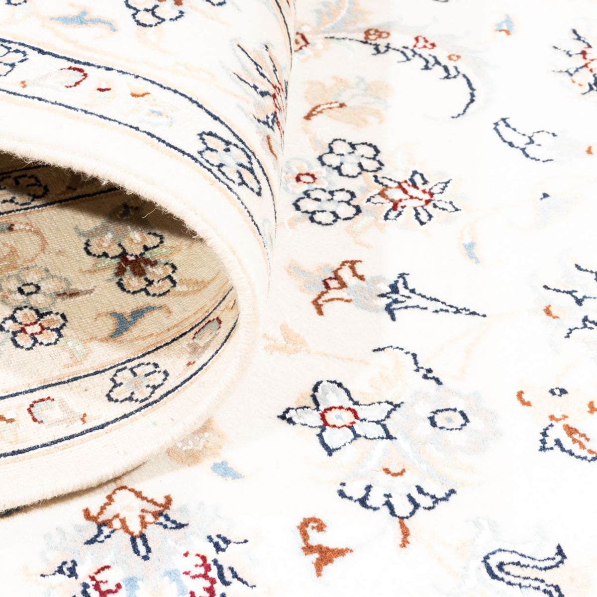 Dywan perski - Nain - Premium - 174 x 120 cm - kremowy