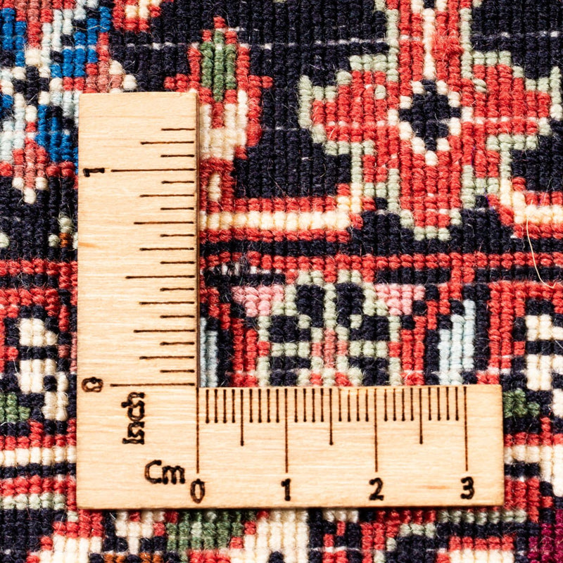 Perski dywan - Bijar - Royal - 246 x 197 cm - bordowa czerwień