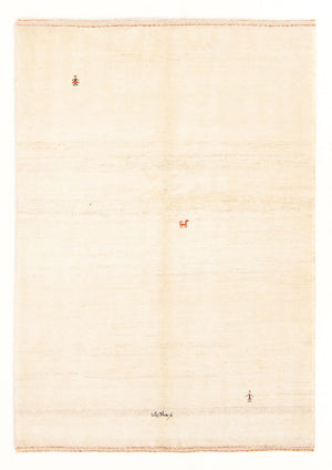 Gabbeh Teppich - Perser - 187 x 140 cm - creme