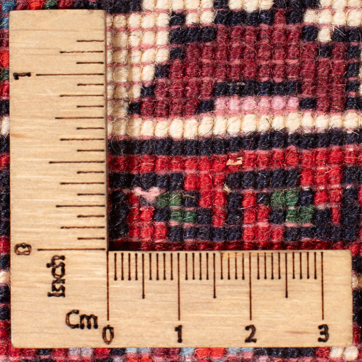 Perski dywan - Nomadyczny - 123 x 86 cm - kremowy