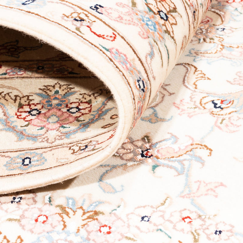 Dywan perski - Tabriz - 198 x 149 cm - kremowy